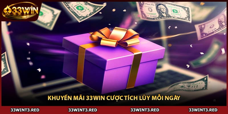 Khuyến mãi 33WIN cược tích lũy mỗi ngày